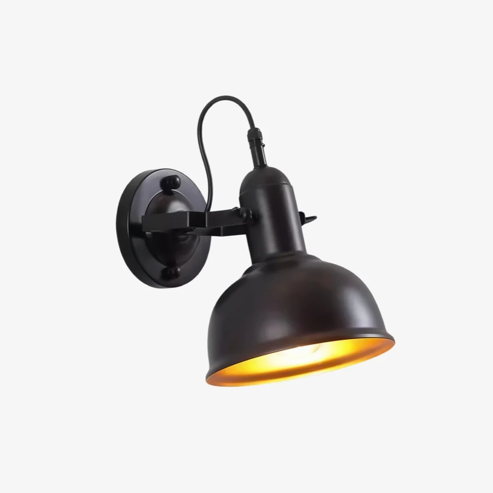 Black finish Solenvo outdoor wall light