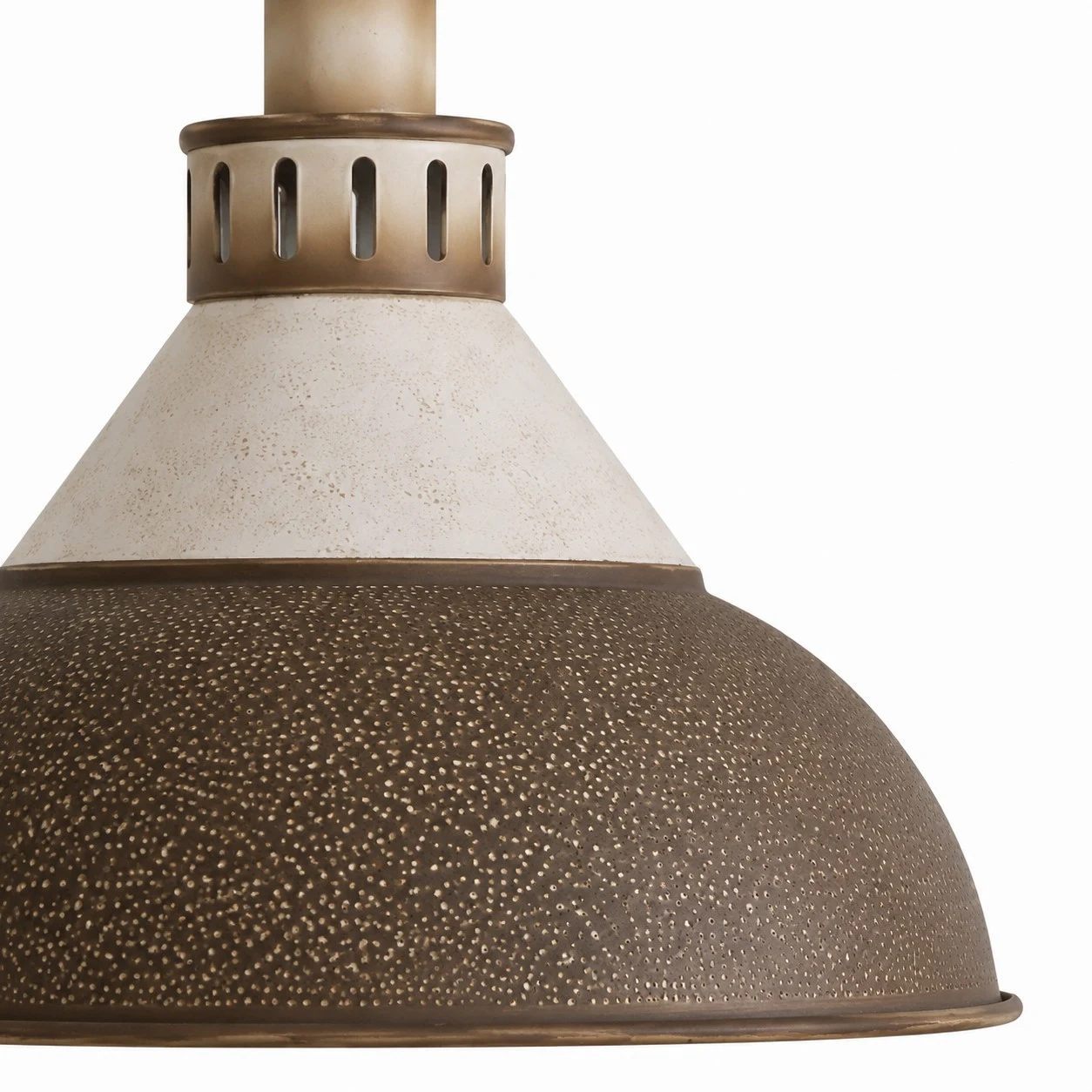 industrial dome pendant light scene and detail