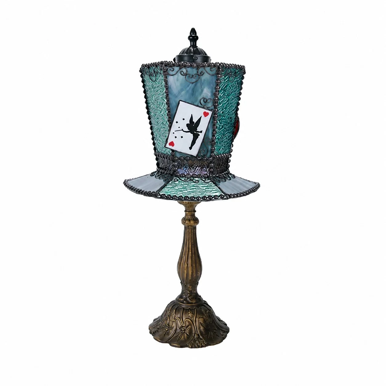 Rabbit Card Aqua Blue decorative table lamp