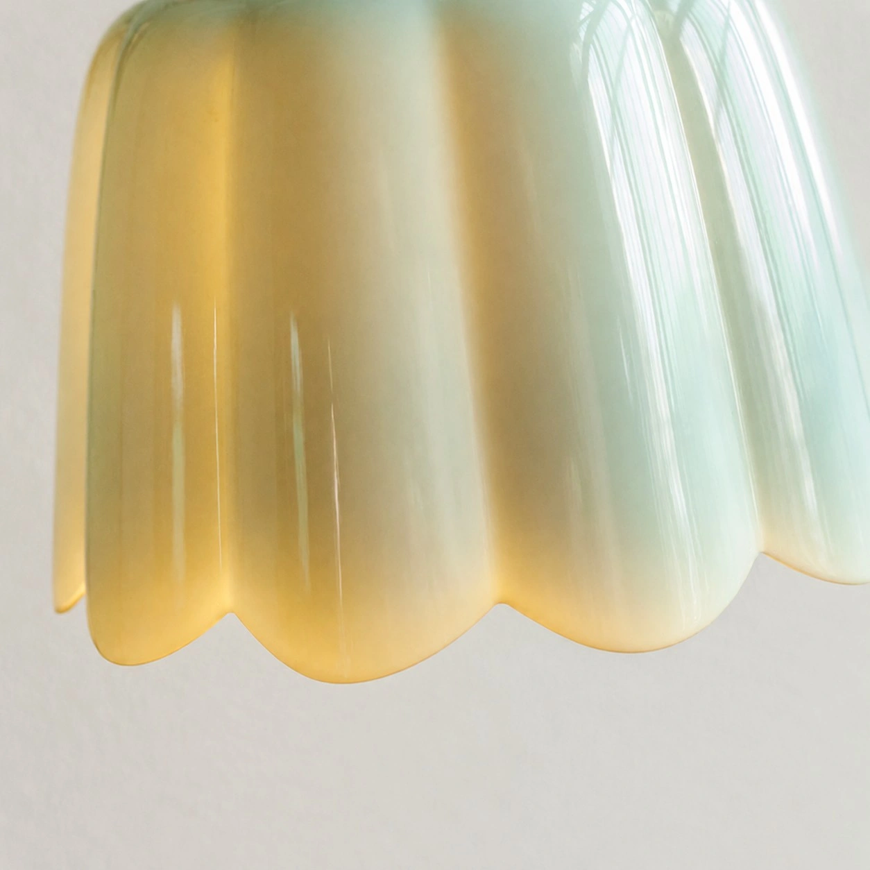 glazed ceramic detail