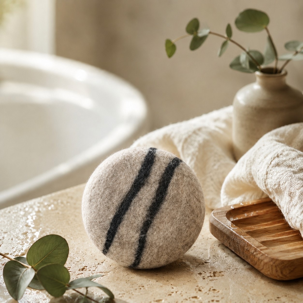 Nepal Handmade Herbal Felted Soap
