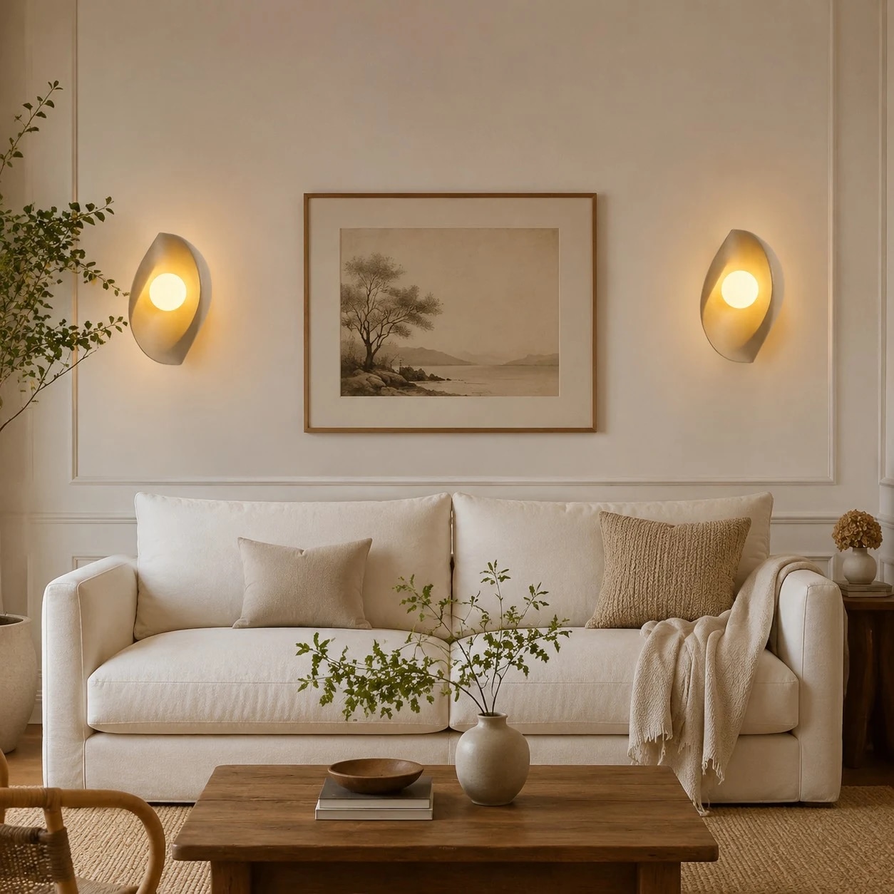 wall sconce room scene